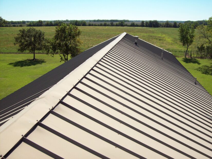Metal Roofing with a Landscape View